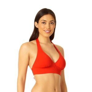Anne Cole Women's Live in Color Halter Bikini Top Size S